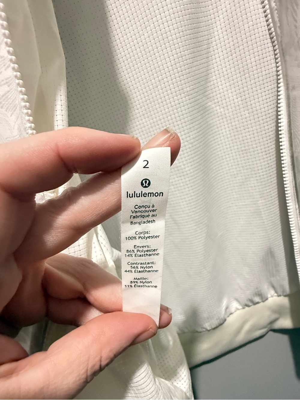 Lululemon Bomb Around Reversible Jacket - White - Picture 8 of 9